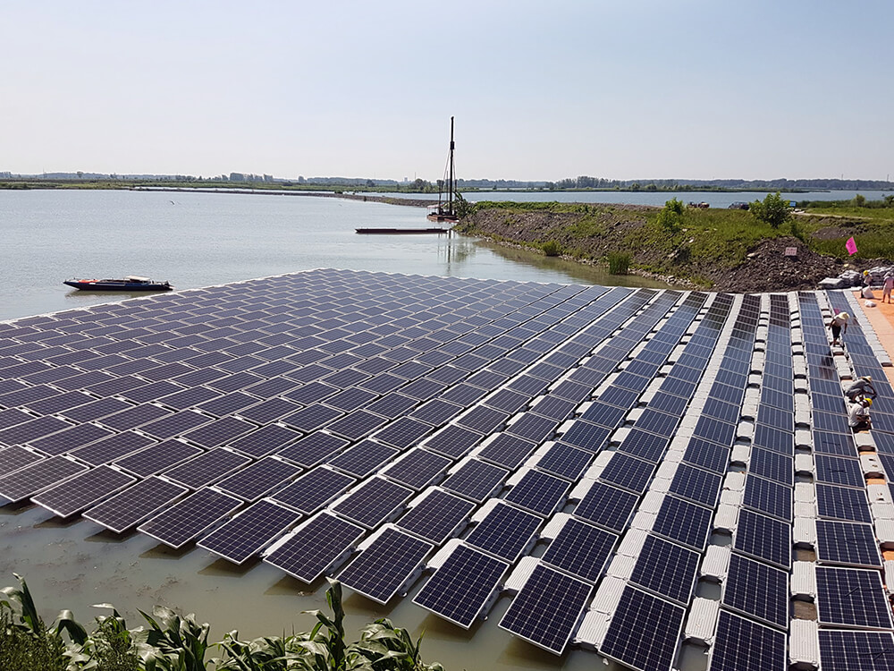 養殖漁業與太陽能發電共生共存